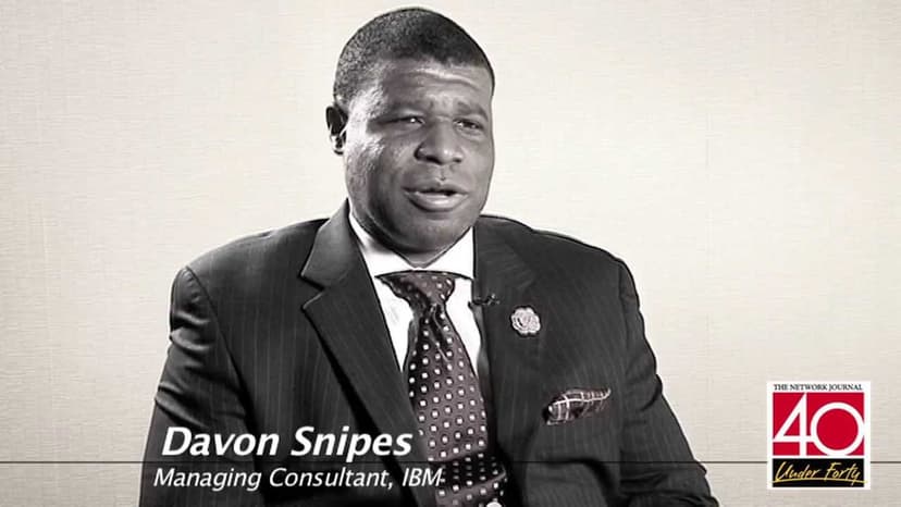 Image for TNJ 40 Under Forty Class of 2013 &#8211; Davon Snipes, Managing Consultant, IBM