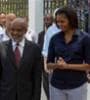 Image for Michelle Obama visits earthquake-ravaged Haiti