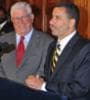 Image for NY gov names lieutenant governor in Senate fight