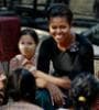 Image for First Lady Joins Schoolgirls on Field Trip