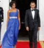 Featured image for First lady wears blue Soronen gown to state dinner