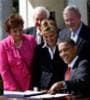 Featured image for Obama signs jobs bill, says more must be done