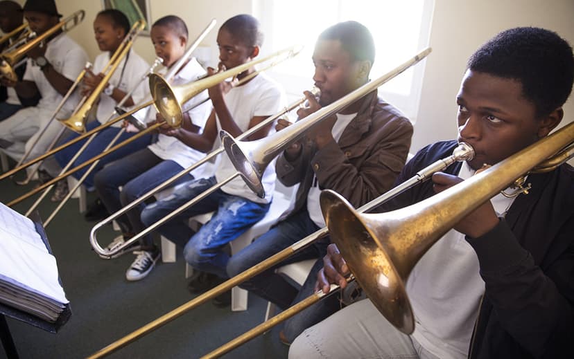 Image for In Teaching Young South African Talents, Minn. Orchestra Musicians Find Inspiration