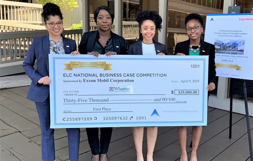 Image for Black MBA Students from Wharton Win ELC&#8217;s Nat&#8217;l Business Case Competition