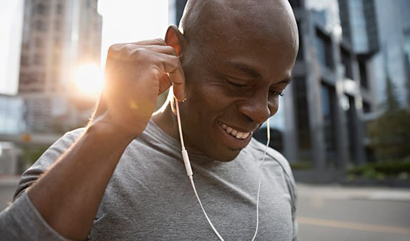 Man exercising