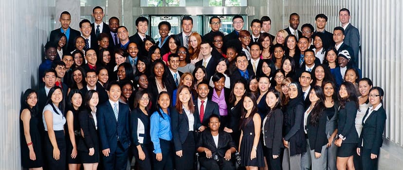 A group of young people posing at America Needs You