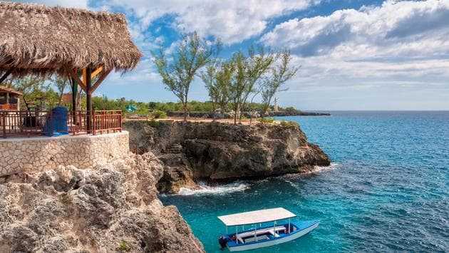 A beach in Jamaica