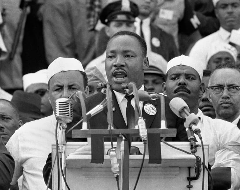 MLK, Jr. at the podium