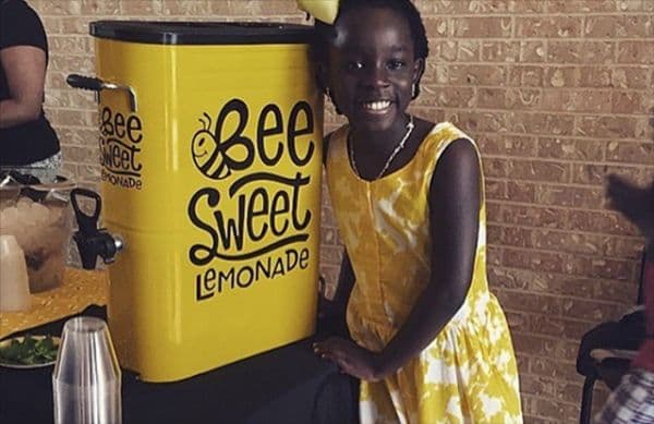 Mikaila Ulmer in yellow smiling