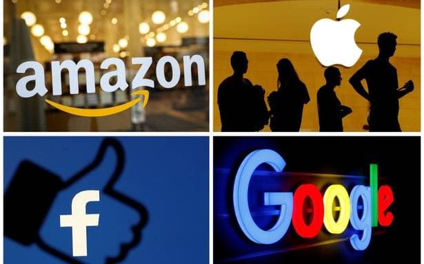 big tech company names displayed in boxes