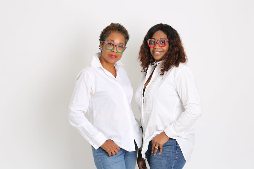 Two women in sunglasses