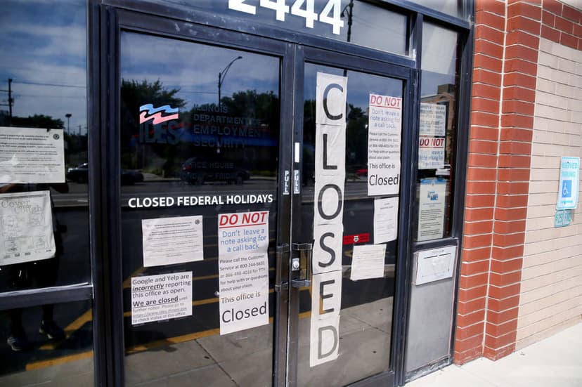 building featuring closure signage