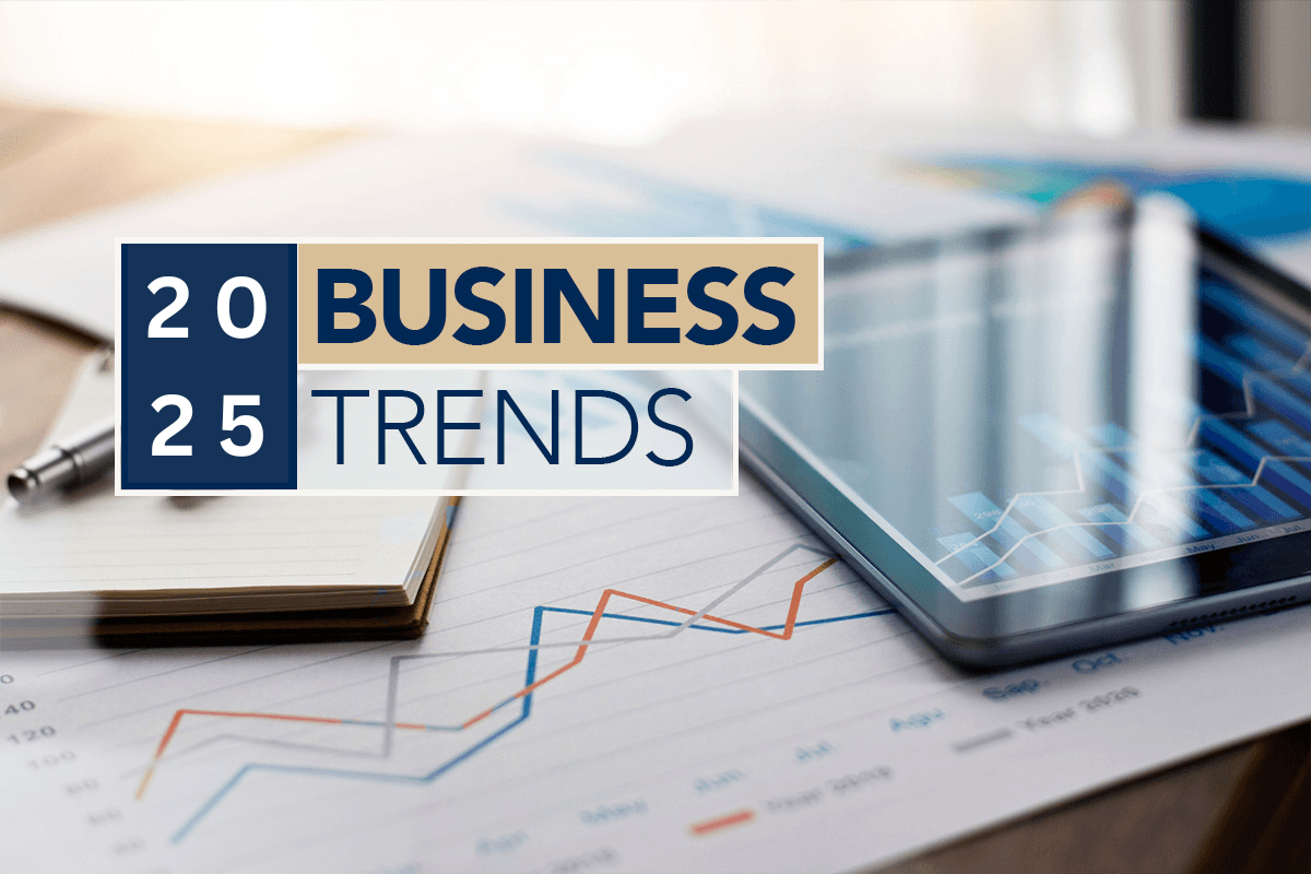 Featured image for Top 5 Business Trends in 2025: AI, Sustainability &#038; More