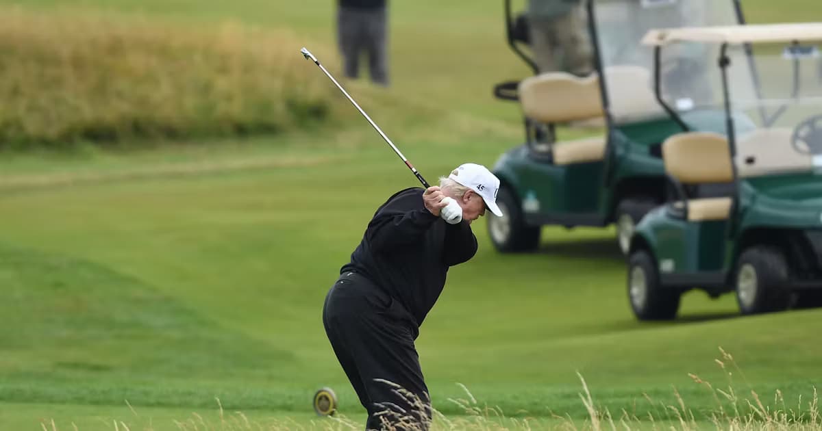 Featured image for Trump’s Golf Trips Cost Millions – Who’s Paying the Bill?