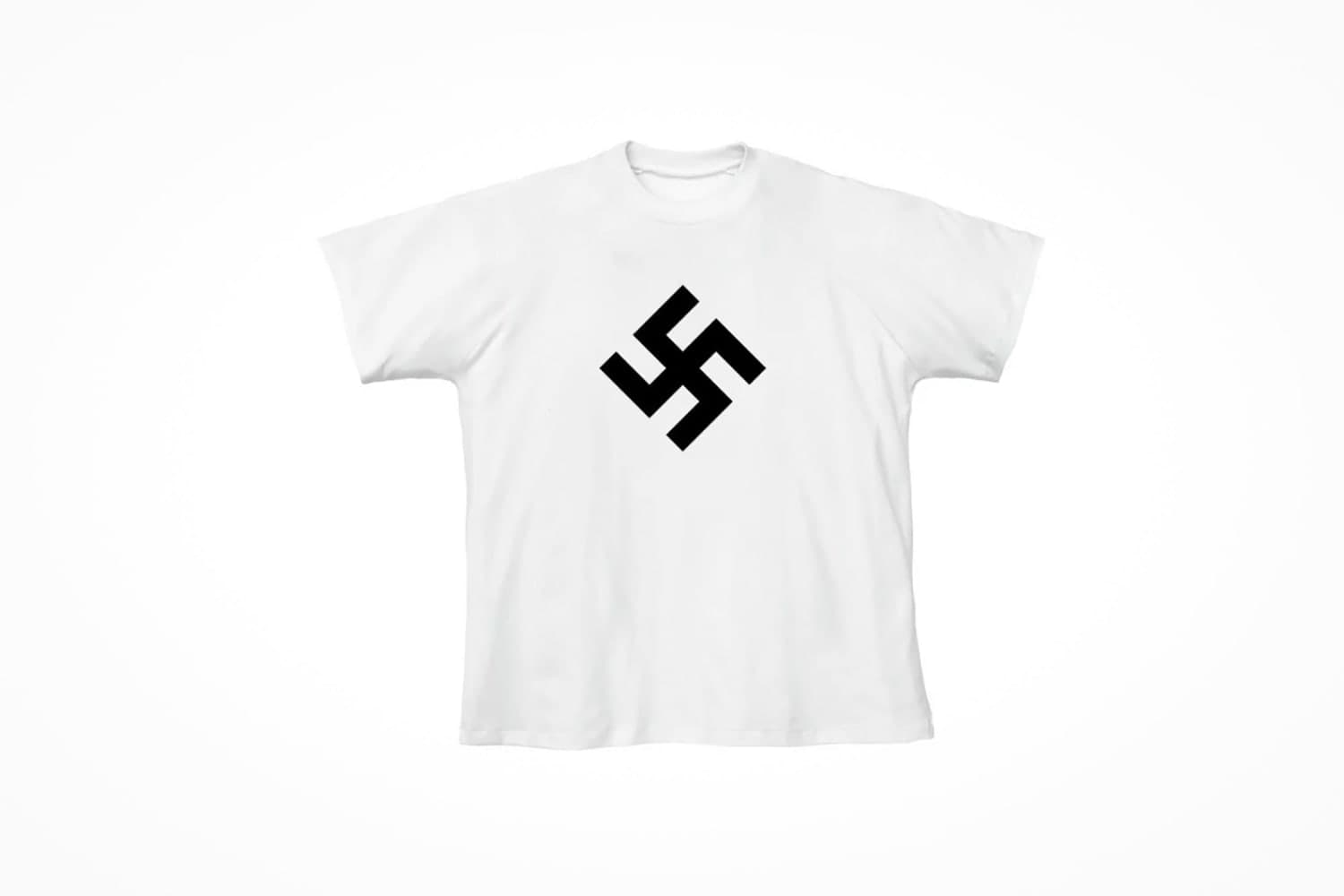 Featured image for 50 Cent Questions Kanye West’s Swastika T-Shirt Choice