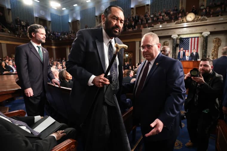 Featured image for House Votes to Censure Al Green After Outburst During Trump’s Speech