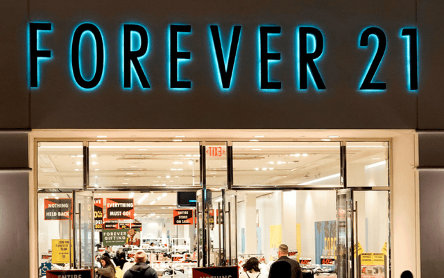 forever 21 stores closing in the US