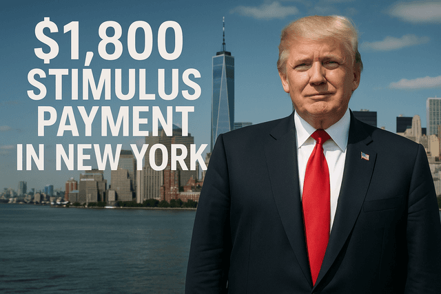 $1,800 Stimulus Payment in New York
