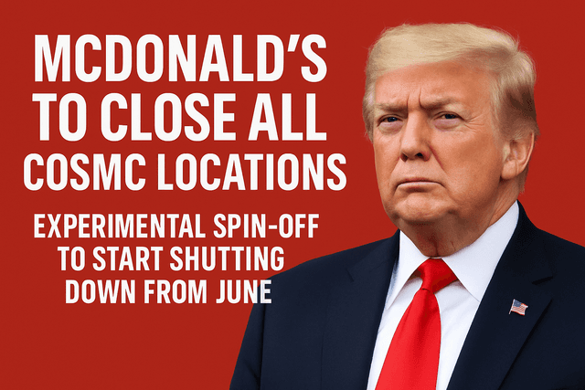 McDonald Shut down