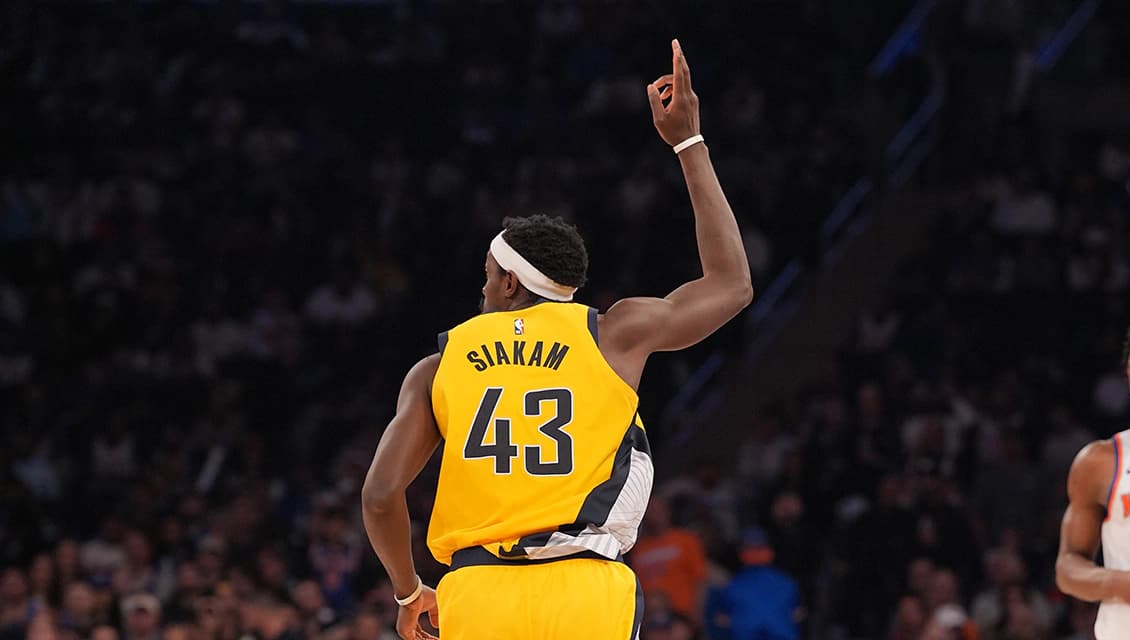 Featured image for Pacers Lead Knicks 2-0 in Eastern Conference Finals with Siakam&#8217;s Career-High Performance