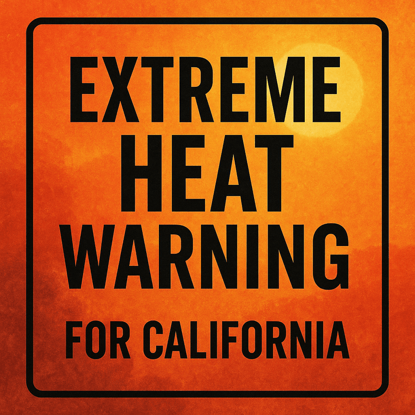Extreme Heat Warning for California