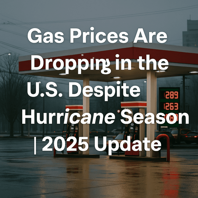 Gas Prices Drop