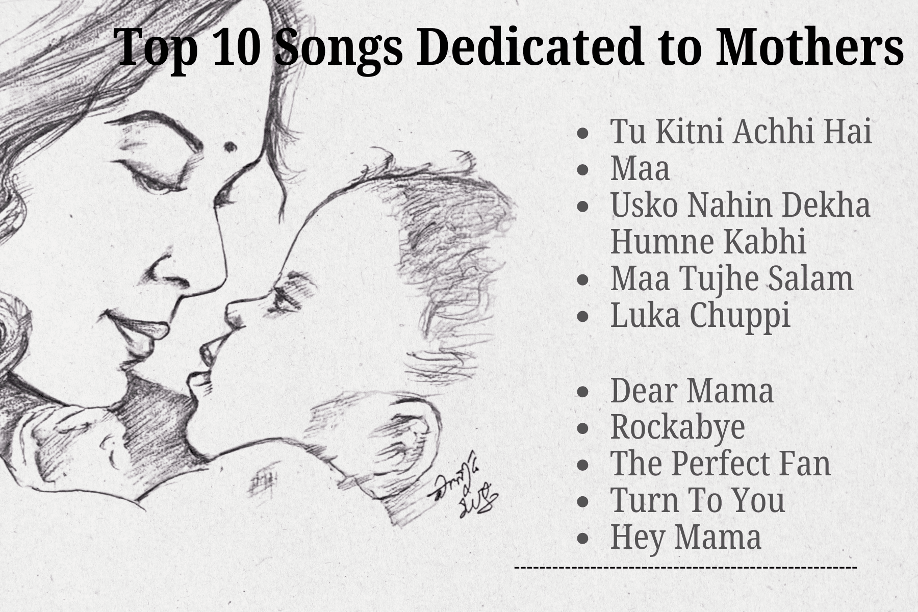 Featured image for Mother’s Day 2025: Top 10 Songs Dedicated to Mothers in 2025 l Bollywood and English Hits