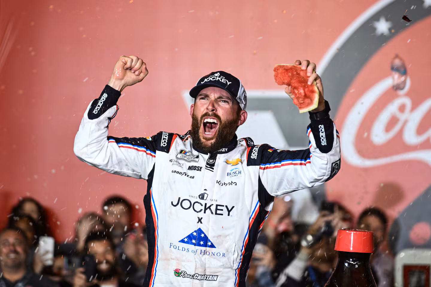 Featured image for Ross Chastain Wins Coca-Cola 600 at Charlotte Motor Speedway