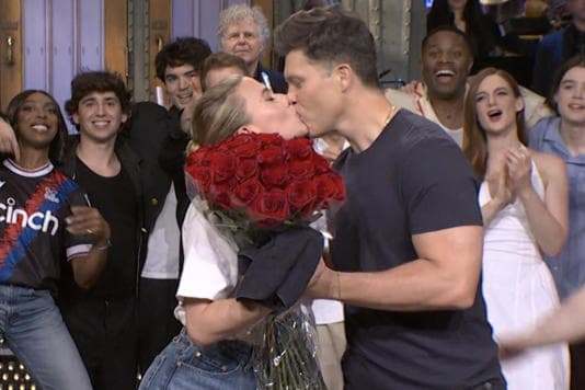 Scarlett Johansson & Colin Jost