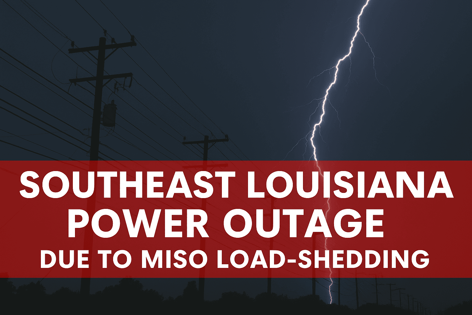 Featured image for Southeast Louisiana Power Outage Due to MISO Load-Shedding