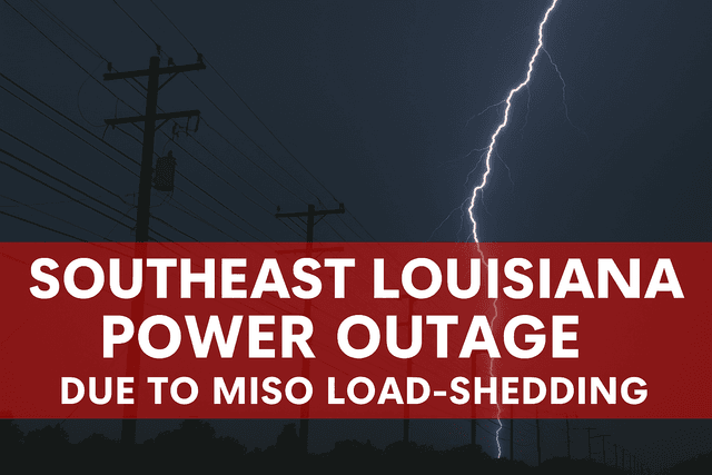 Southeast Louisiana Power Outage