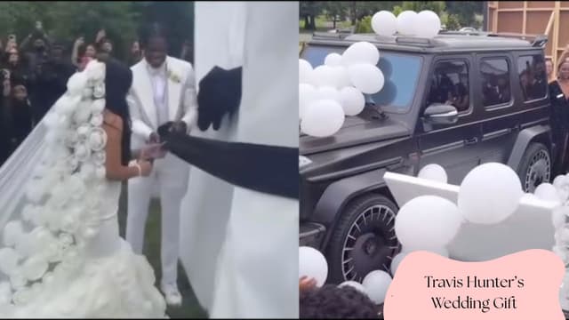 Travis Hunter’s Wedding Gift