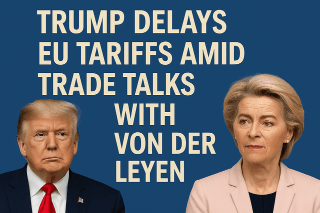Trump Delays EU Tariffs Amid Trade