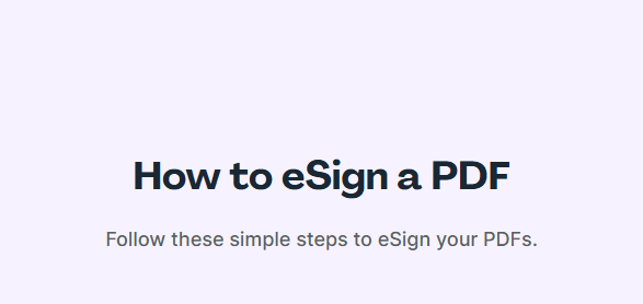 sign a pdf