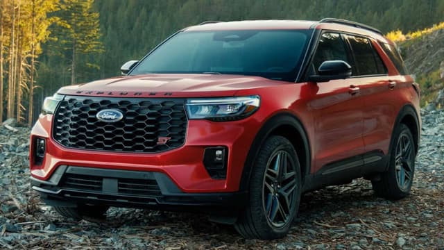 Image for 2025 Ford Explorer ST 4WD Meets 3-Row SUV Demand
