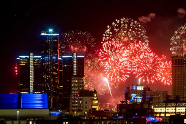 Detroit Ford Fireworks