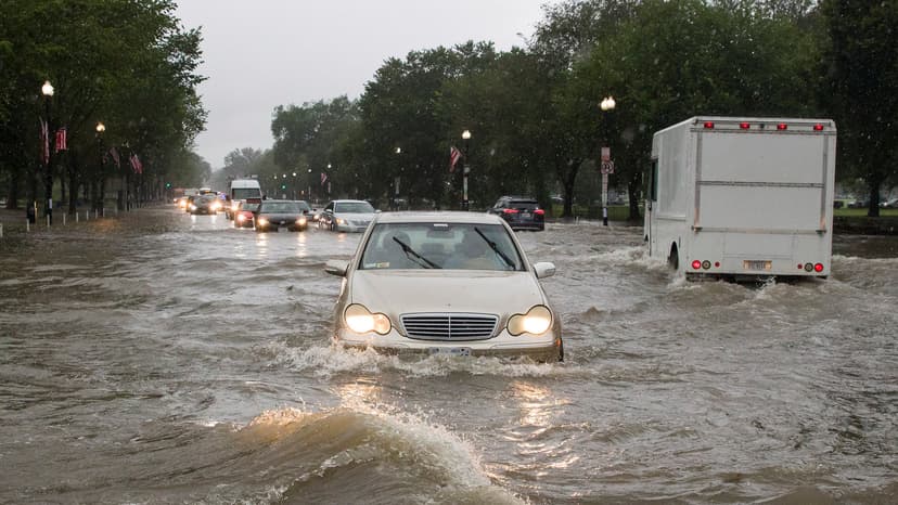Flash Flood Threat In Washington DC