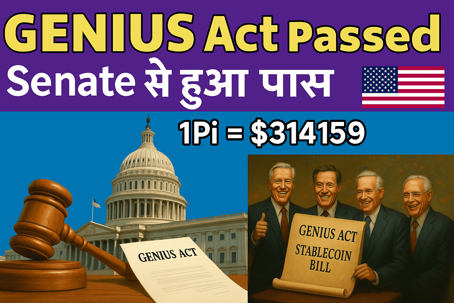 Featured image for GENIUS Act Passed: Stablecoin Regulations &#038; Digital Dollar Pathway in 2025
