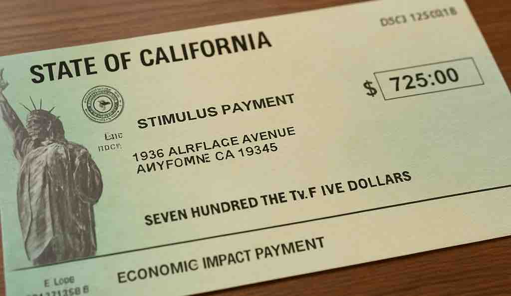 Stimulus Payment of $725