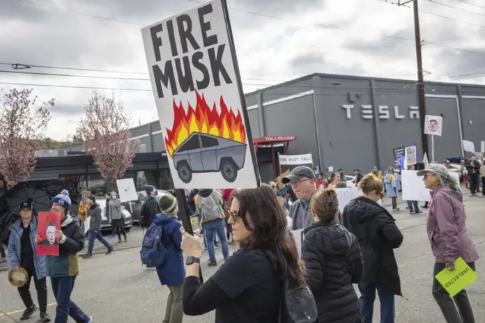 Protests Against Tesla