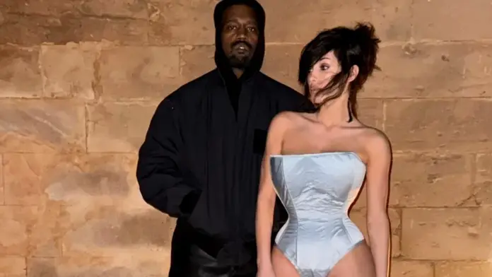 Kanye West and Bianca Censori