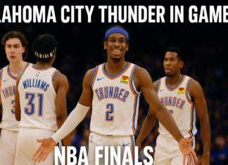 Indiana Pacers upset Oklahoma City Thunder in Game 1 of NBA Finals Oklahoma City Thunder in Game 1