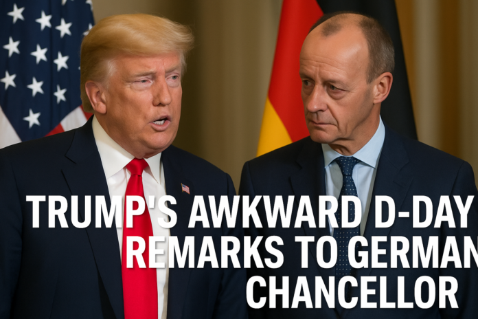 Trump's Awkward D-Day