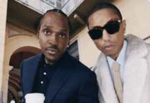Pusha T and Pharrell Bring Their Studio Routine to the Coffee Business (l-r_ Pusha T and Pharrell Williams, Owners, Grindin’ Coffee
